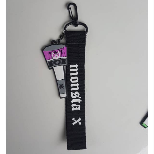 MONSTA X STRAP NAME LANYARD ID KPOP KEYRING KEYCHAIN