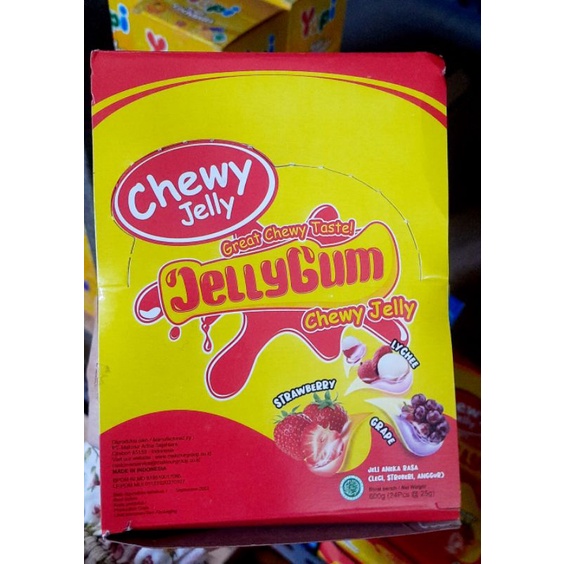 Marico Jellygum / Chewy Jellygum 552 gr ( 23gr x 24pcs )