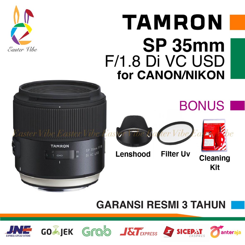TAMRON SP 35mm f/1.8 Di VC USD for CANON EF / NIKON F