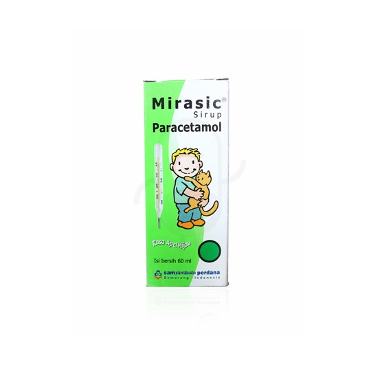 MIRASIC SIRUP 60 ML PARACETAMOL OBAT PANAS PUSING ANAK