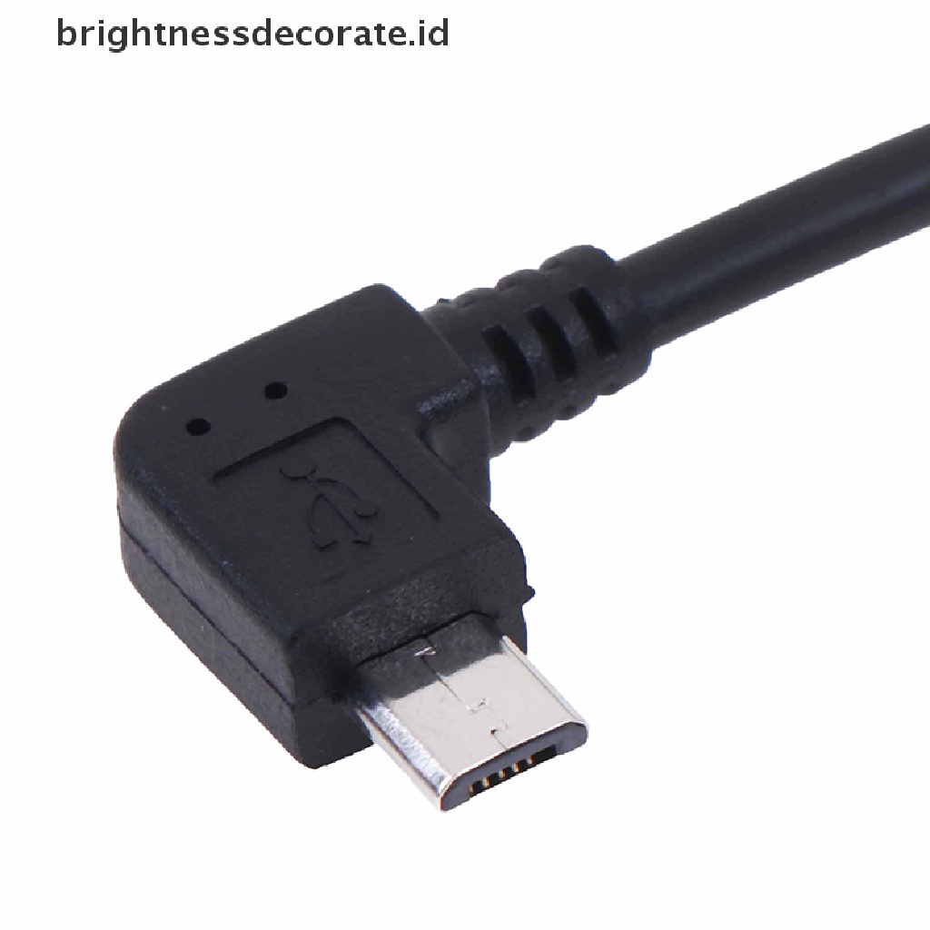 Kabel Adapter Converter 90 Derajat Micro Usb Male To Mini Usb Female