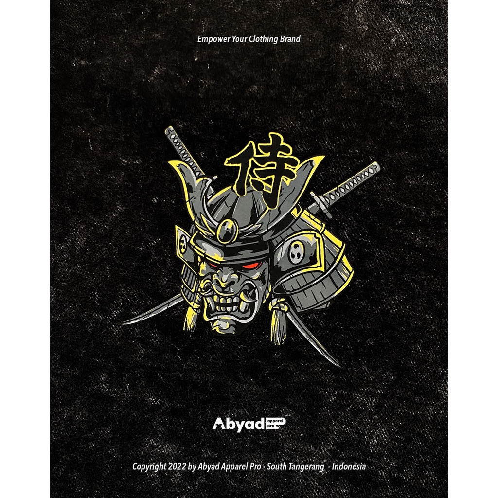 Kaos Samurai Oversized Sanswash -  Abyad Apparel Pro Combed 24s