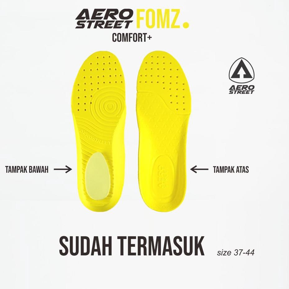 (STOK TERBARU) Aerostreet 37-44 Massive Merah Bata Coklat - Sepatu Sneakers Casual Sport Sekolah Pri