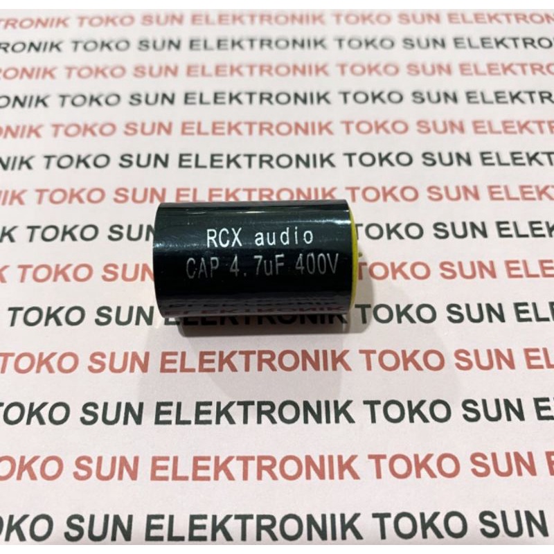 Capasitor Kapasitor Tweeter RCX 4.7uf 400v 4.7 uf 400 v