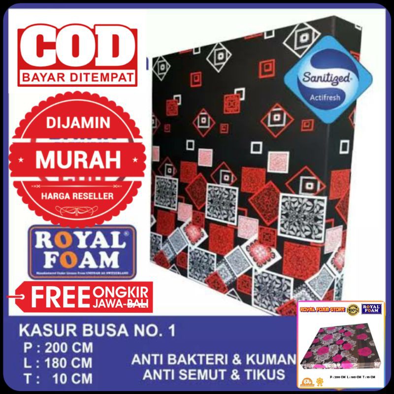 Kasur Busa Royal Foam Tebal 10cm D22 [COD]