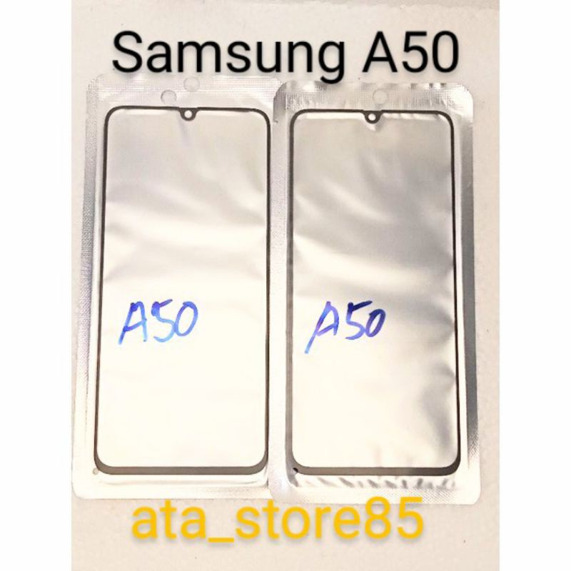 Kaca Depan Kaca LCD Samsung A50 A50s | A 50 TS TC Touchscreen Glass LCD+Lem Plus Oca Kering Original