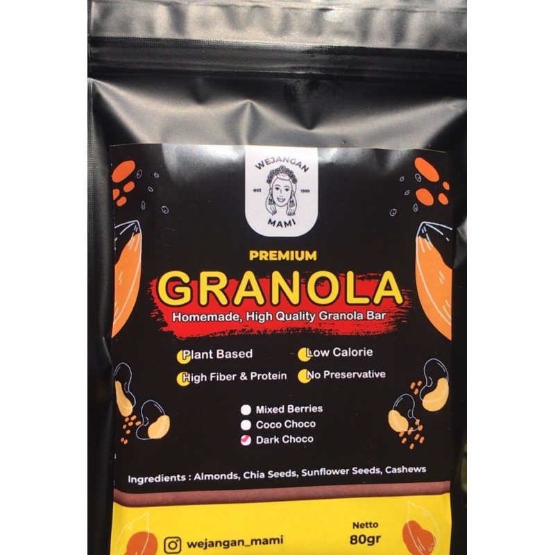 

Wejangan Mami Granola Bars