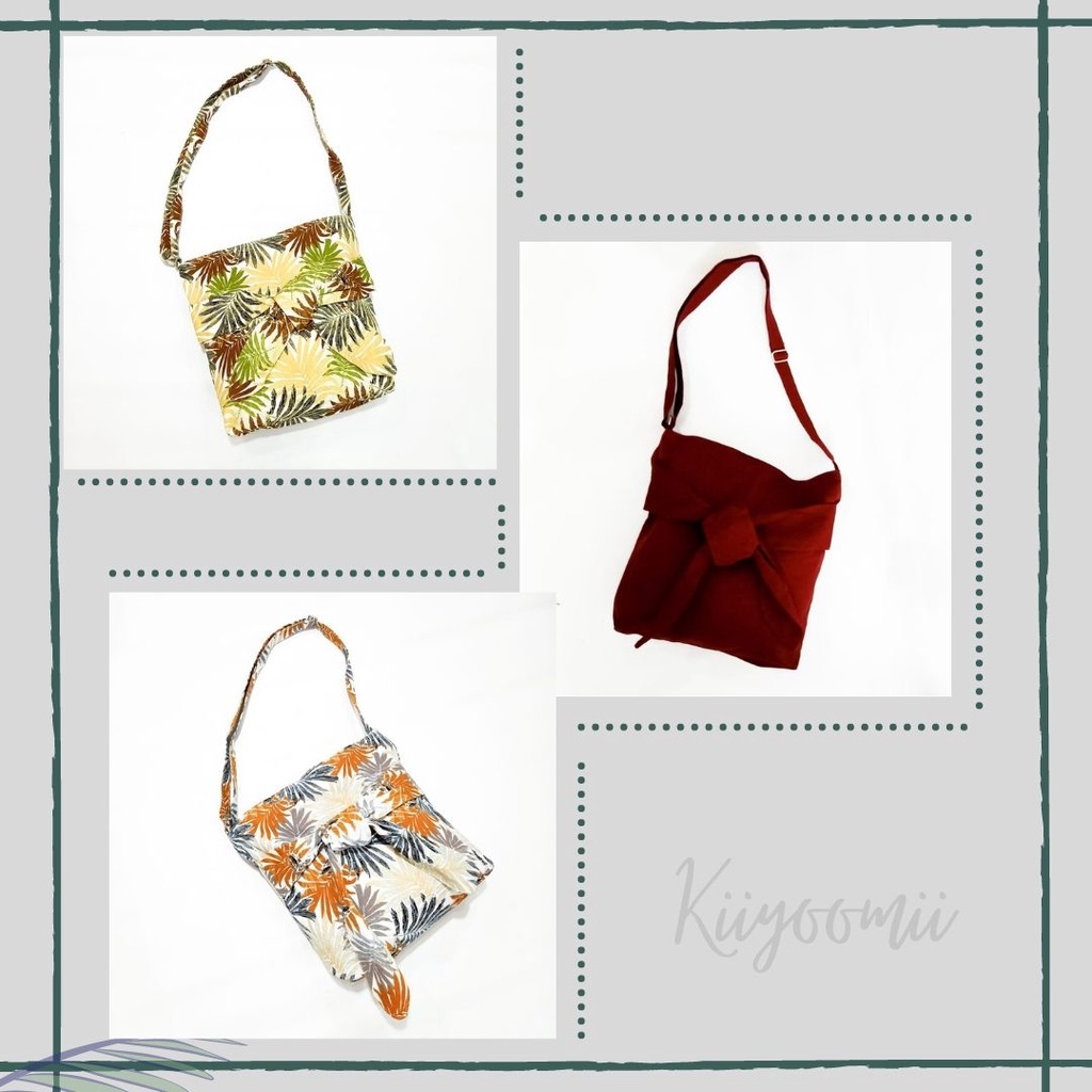 (part 2) Crossbody bag kanvas stylish