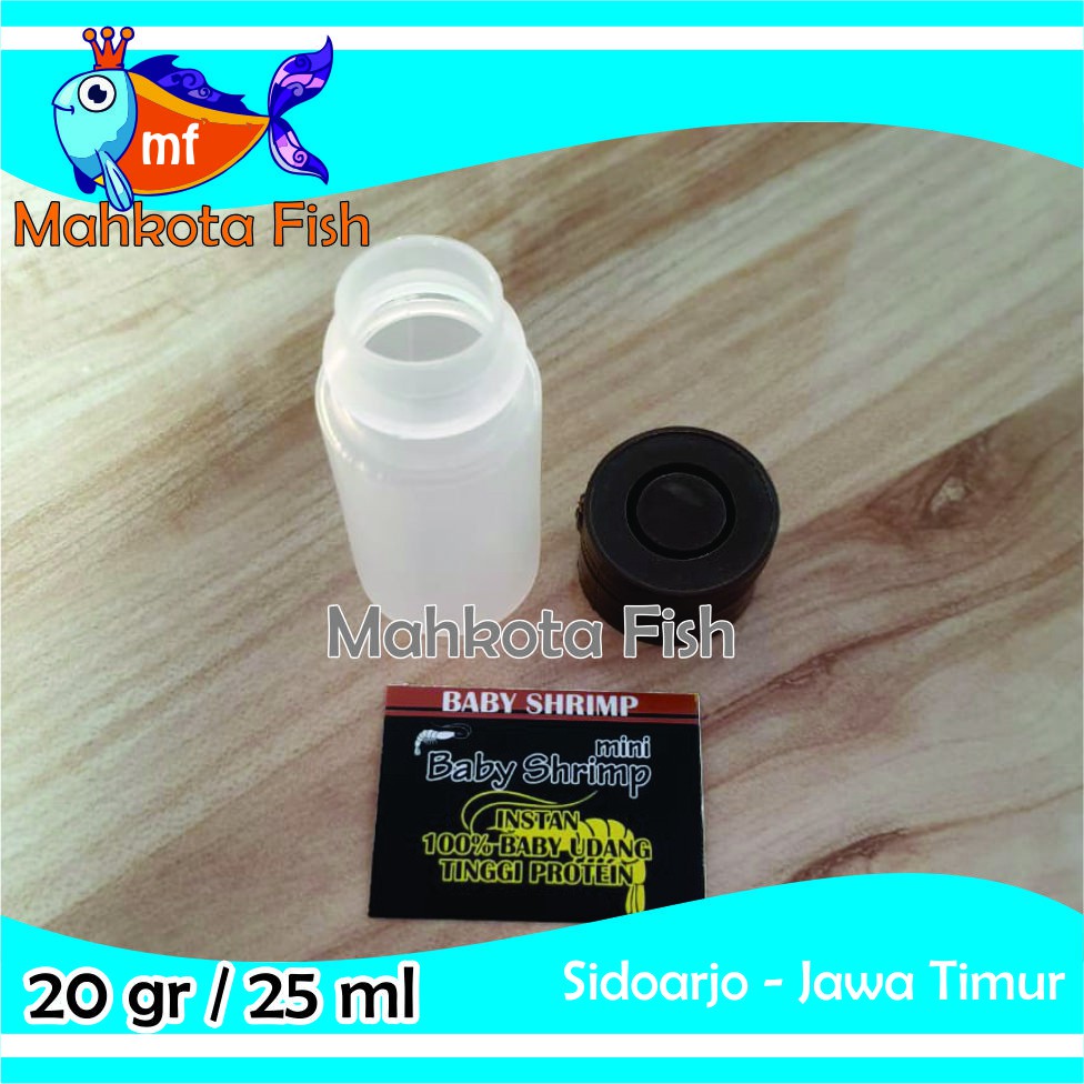 Botol Baby Shrimp | Botol Repack 20 gr / 25 ml Baby Shrimp | Baby Shrimp