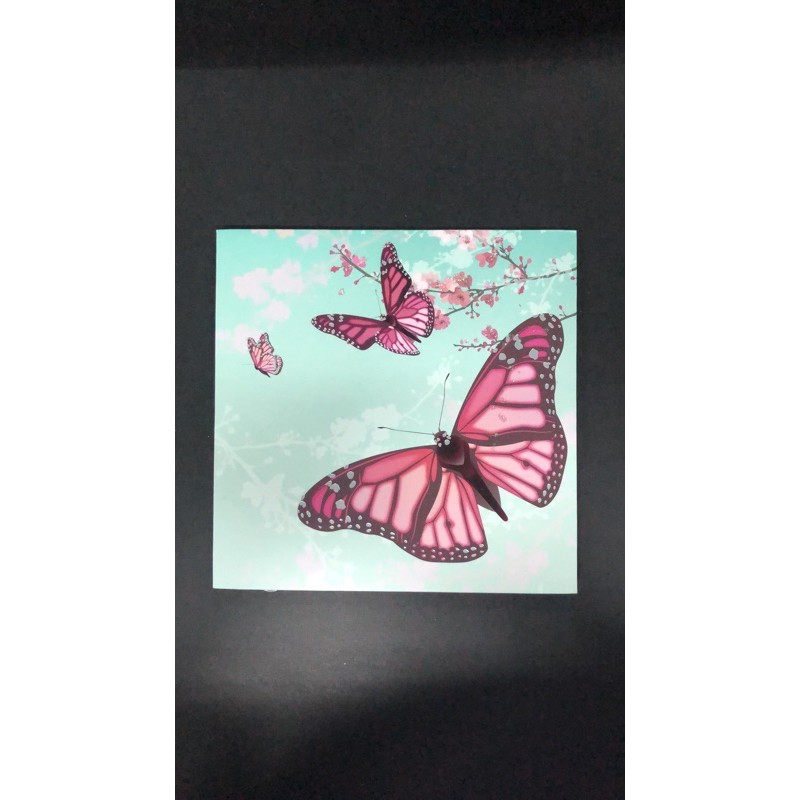 pop up card / kartu pop up ( butterfly ) CN04