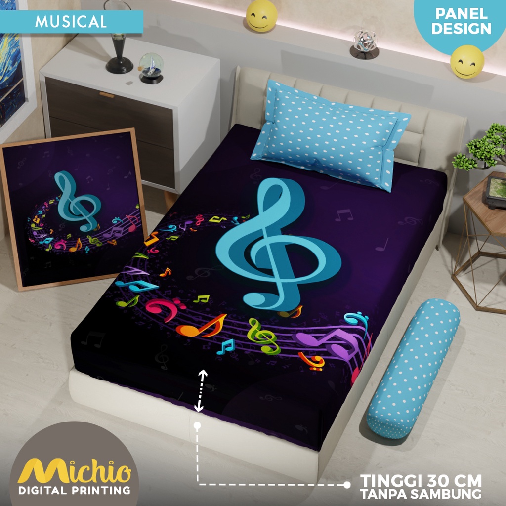 SPREI MICHIO PANEL MUSICAL TINGGI 30 180X200X30 DAN 160X200X30