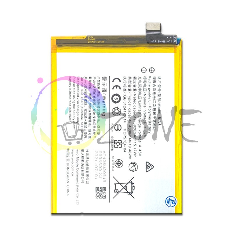 BATERAI BATRE VIVO V20 V2025 V2024 B-N8 BATTERY