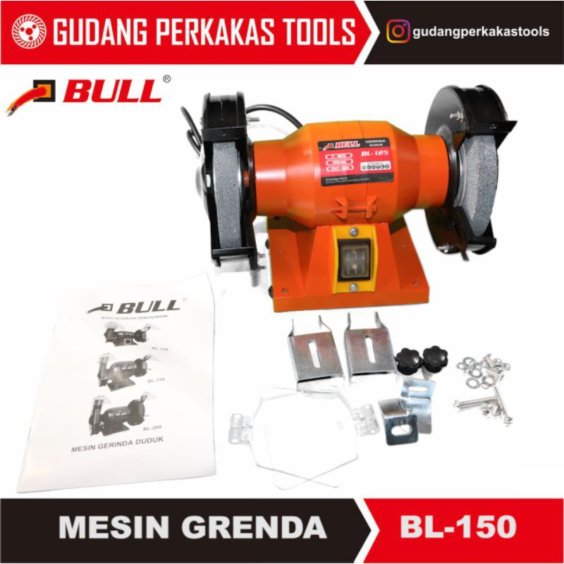 Bull Mesin Grenda duduk bench grinder