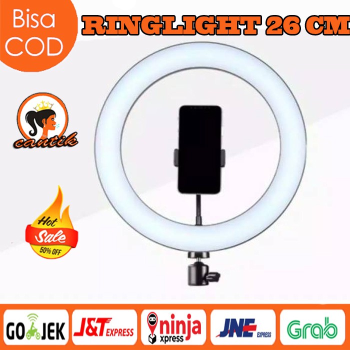 RINGLIGHT SELFIE LED 26 CM/ RING LIGHT LIVE STREAMING TIKTOK 26CM/ LAMPU STUDIO RINGLIGHT