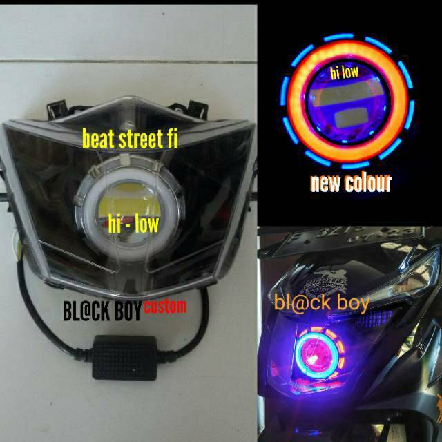 REFLEKTOR CUSTOM BEAT NEW ESP HEADLAMP LAMPU DEPAN BEAT 