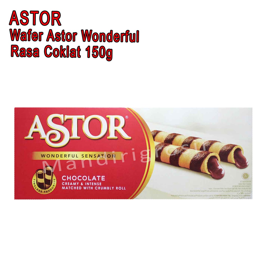 WAFER * ASTOR WONDERFUL SENSATION * RASA CHOCOLATE  * 150g