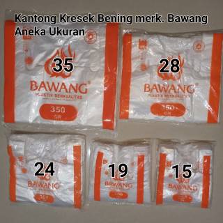  ISI 350 Gram Kantong Plastik Asoy  Kresek Bening HD 15 