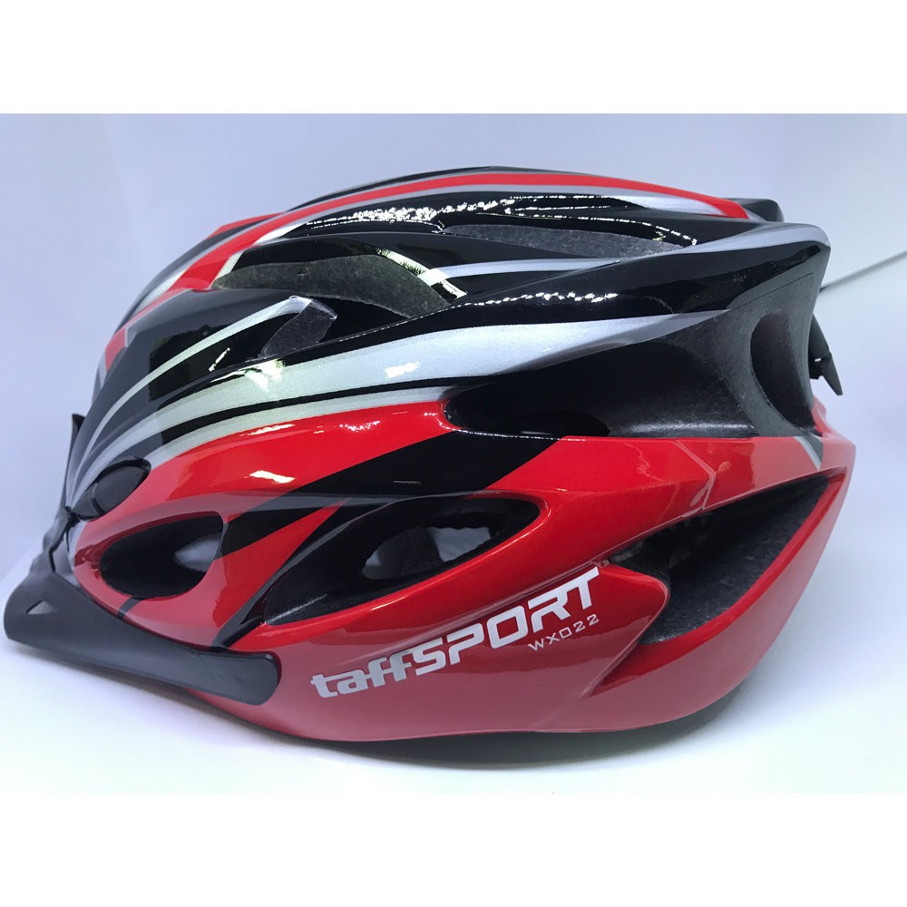 Helm Sepeda Bicycle Road Bike Helmet EPS Foam PVC Shell Red