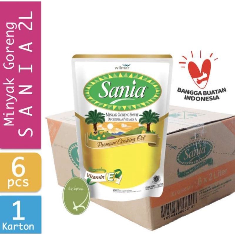 

Sania minyak goreng 2 Liter