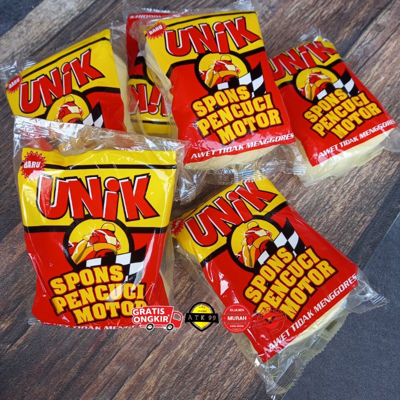 SPON UNIK 6 PCS/Spon Cuci Motor/Spon Cuci Mobil/Busa/Wax