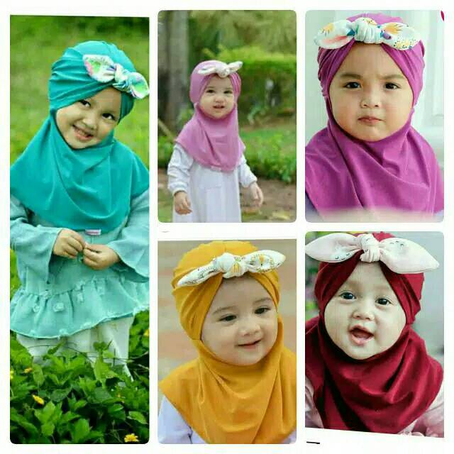 Jual Hijab Jilbab Kerudung Anak Bayi Balita Model Motif Lol Pita Kab Cirebon Wuldi Fashion Tokopedia