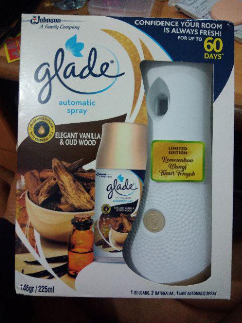 Glade Automatic Spray / Alat Pengharum Ruangan Glade (free Refill & Baterai)