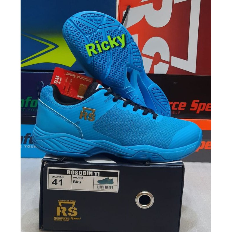 SEPATU BADMINTON RS ROSOBIN 11 - XTRA CUSHION - ORIGINAL Reinforce Speed