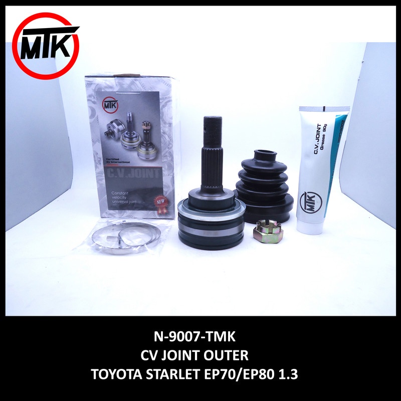 Jual CV JOINT LUAR TOYOTA STARLET EP70 EP80 1.3 TMK AS RODA Shopee