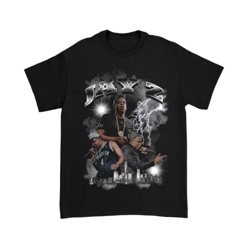 KAOS BAJU JAY Z VINTAGE | T-SHIRT RAPPER ROCK METAL | KAOS HITAM | PRIA WANITA