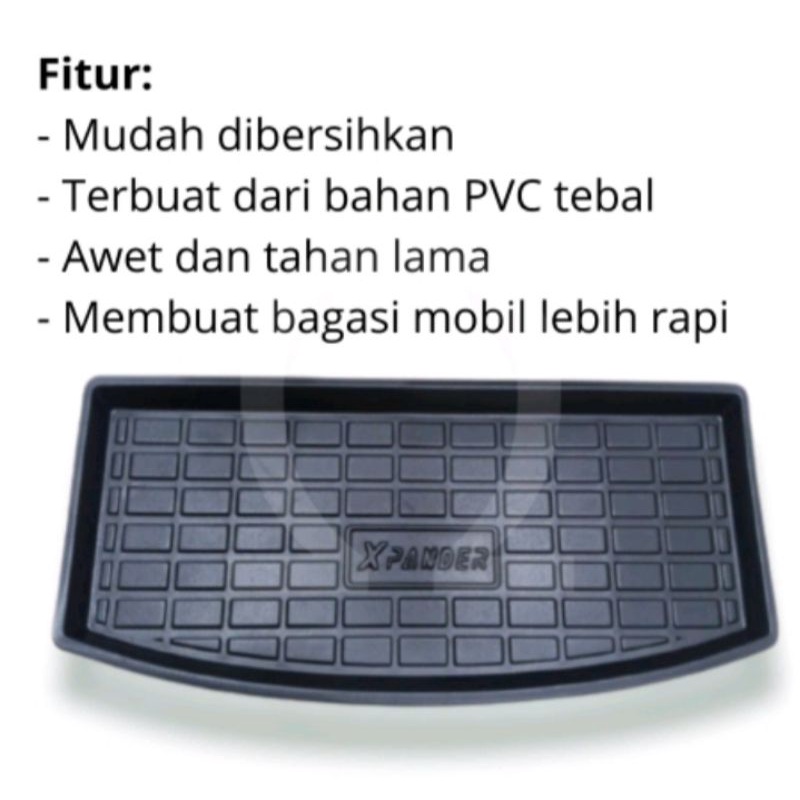 Karpet Bagasi Mobil Xpander Cross Trunk Tray