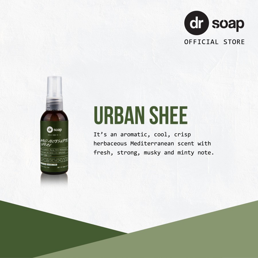 dr soap Hand Antiseptic Spray Urban Shee