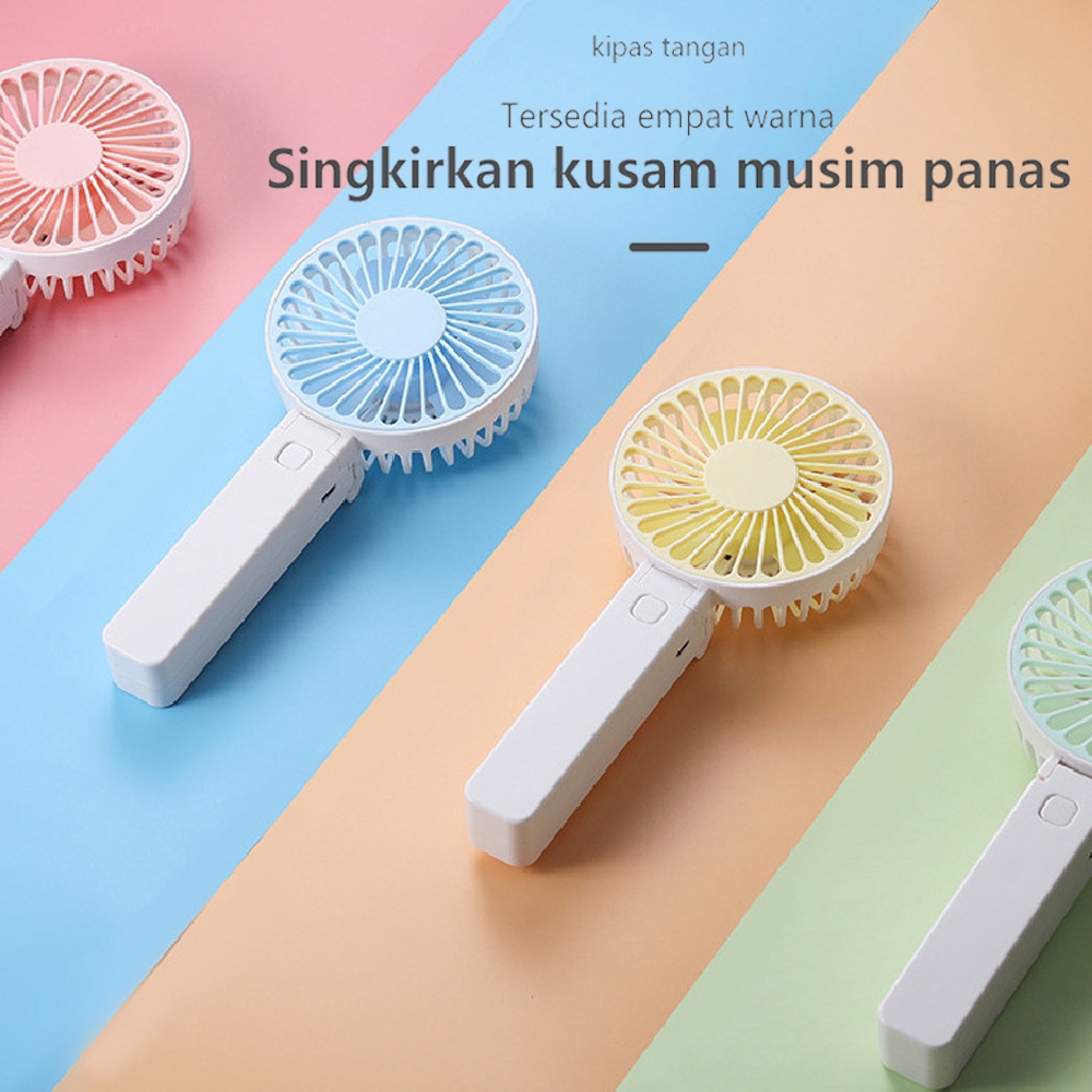 【COD+dalam stok+Pengiriman Cepat】YUN Mall Kecil  Kipas Angin Lipat  Mini Genggam Cute / foldable Mini Fan Portable Kipas Angin Meja  Dapat digunakan sebagai kipas portabel atau kipas meja / foldable USB Mini Fan Portable Selalu mendinginkan