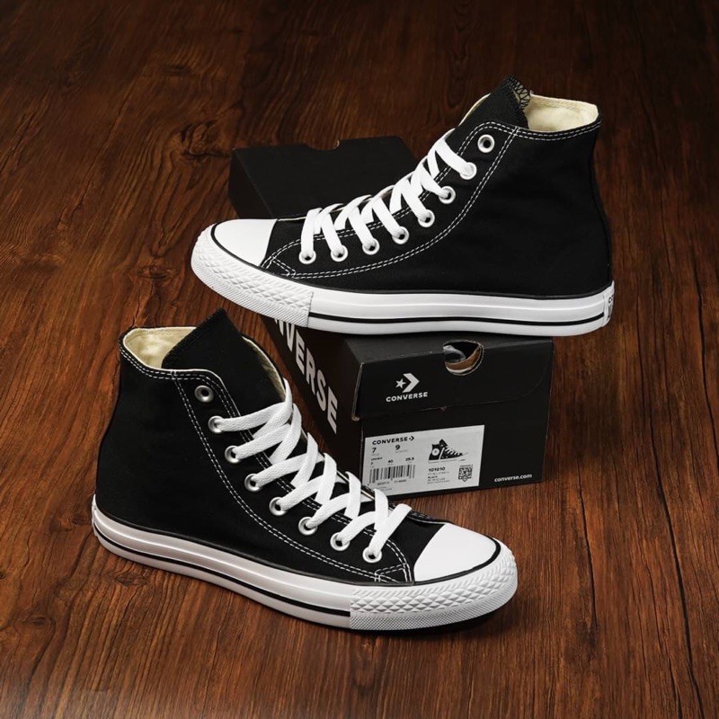 SEPATU SNEAKERS CASUAL PRIA &amp; WANITA CONVERSE_26 ALL STAR CLASSIC HITAM HIGHT  BERKUALITAS TERBAIK &amp; TERMURAH