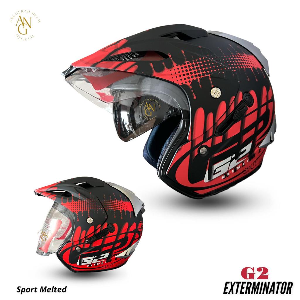 Helm HALF FACE EXTERMINATOR DEWASA