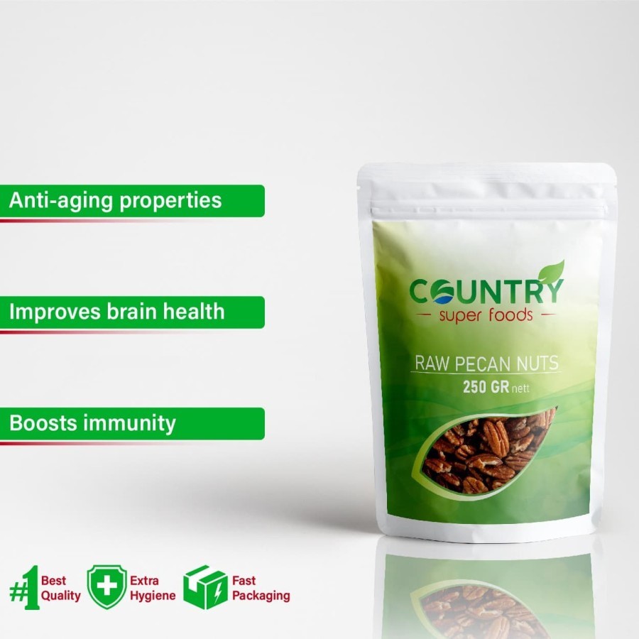 

[ 250 gr ] - Raw Pecan Nuts | Kacang Pecan Mentah