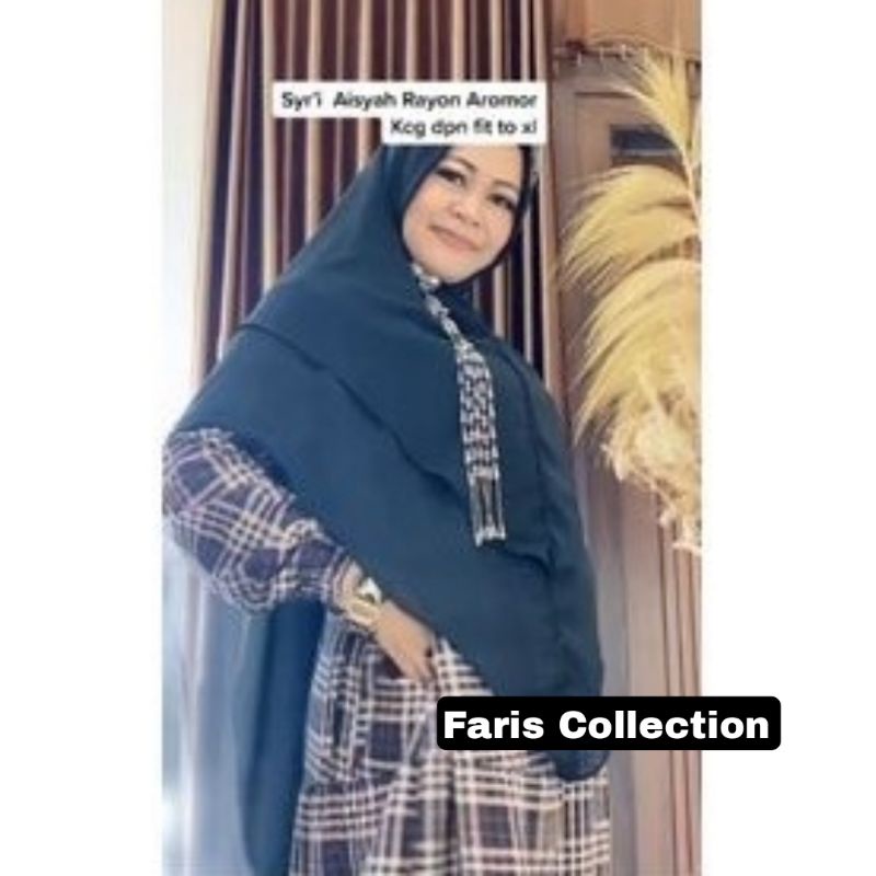GAMIS SET  SYARI RAYON AMOR TERBARU BY FARUS ASOFA