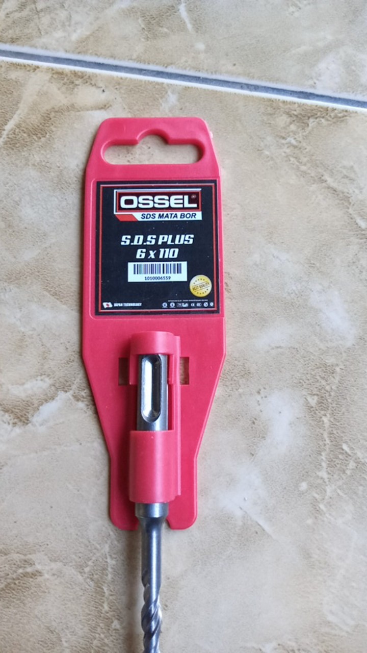 Mata Bor Beton Ossel Sds Plus 6 Mm