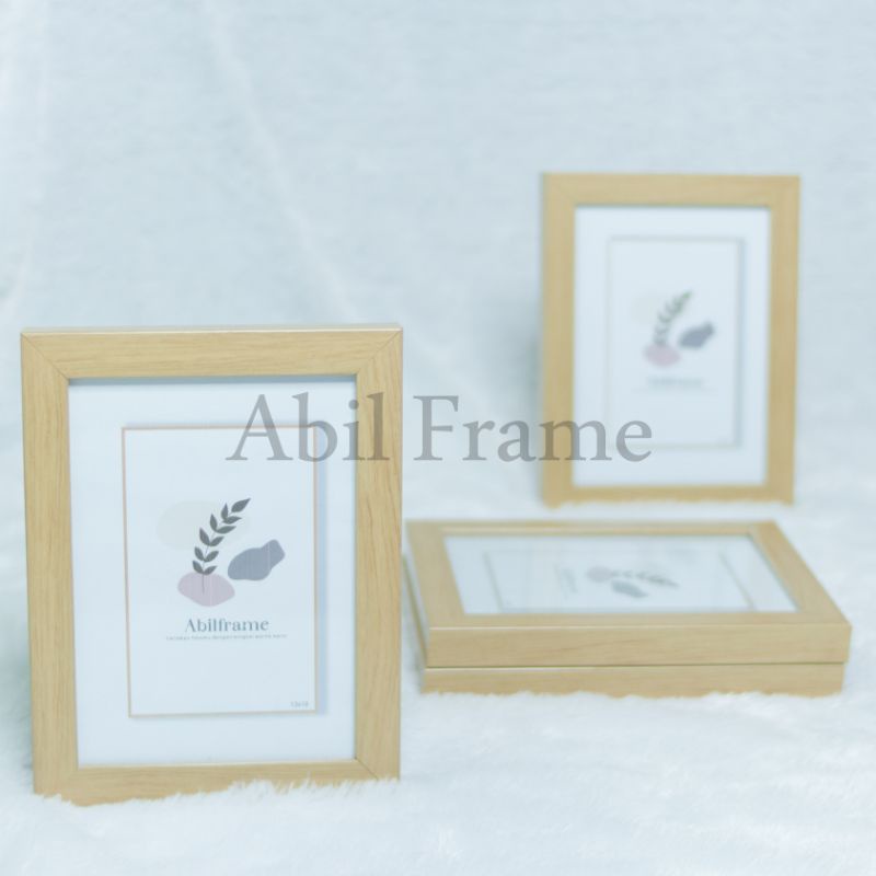 bingkai / Frame / Figura foto 10R/8R(20x25) motif kayu