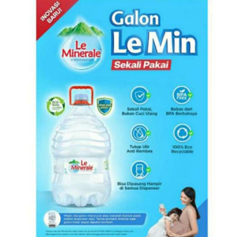 Jual Air Mineral Le Minerale Galon 15l Shopee Indonesia 8560