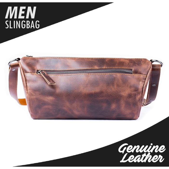 sling bag kulit asli