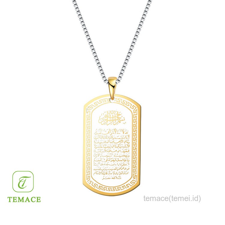 Kalung Pria Wanita Rantai Gold Emas Silver Original Titanium Anti Karat