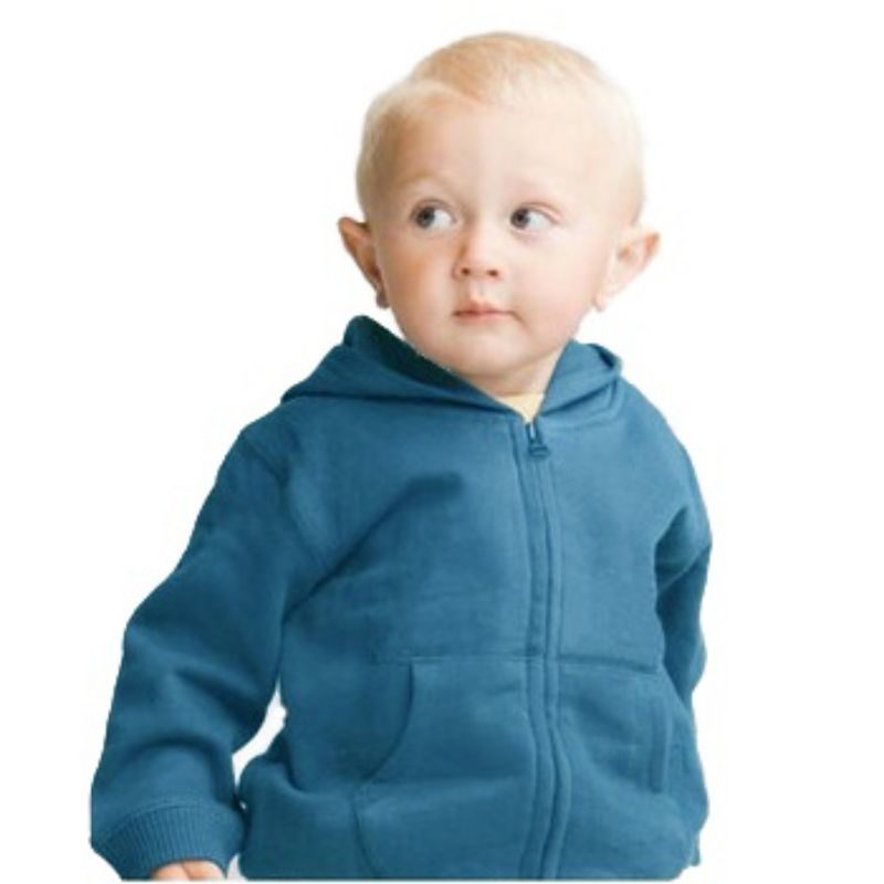 Jaket Anak 1-2 Tahun Jaket Hoodie anak cowok cewek unisex bayi balita batita-Biru Turkish