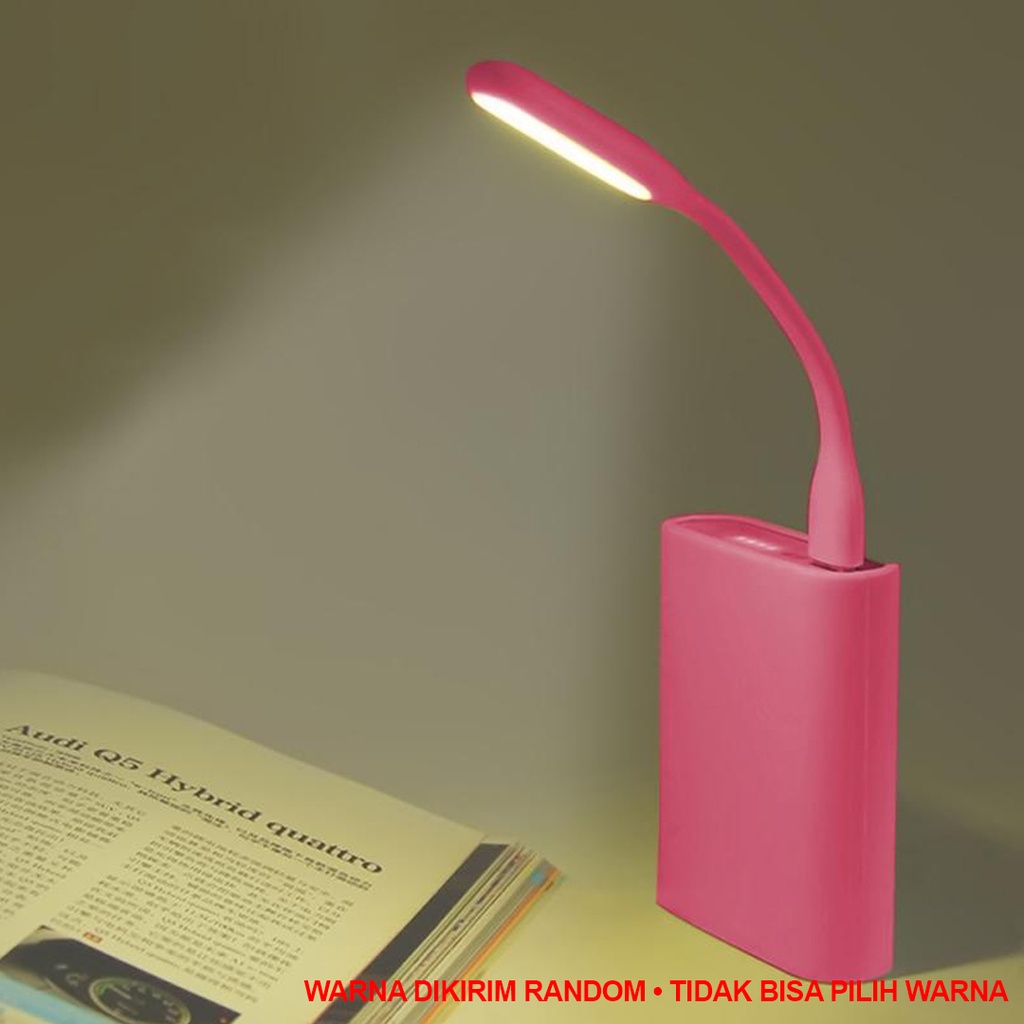 LAMPU USB LED LAMP PORTABLE FLEXIBEL STICK - LAMPU BACA SIKAT GIGI LAPTOP POWERBANK