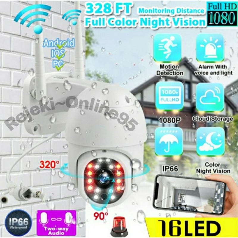 New Yoosee HD 8MP Outdoor Wifi Cctv Ip Camera Waterproof Wireless P2P