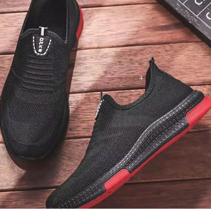 Menarik GEMMA-Sepatu Pria Sneakers Slop Simple ONKE tanpa tali - Sneaker Pria Slip on Santai