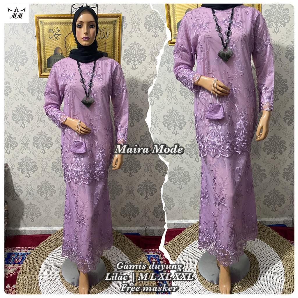 Gamis Duyung Kirana / Kebaya Gamis Slim / Gamis Pesta Mewah / Gamis / Kebaya Modern / Kebaya Brukat