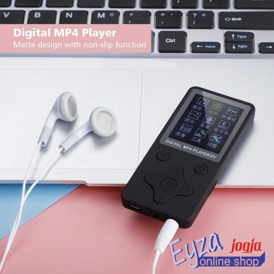 ORIGINAL ZYZY MP4 Player Mini Mp3 Portable Music Player TF Card Slot - T1