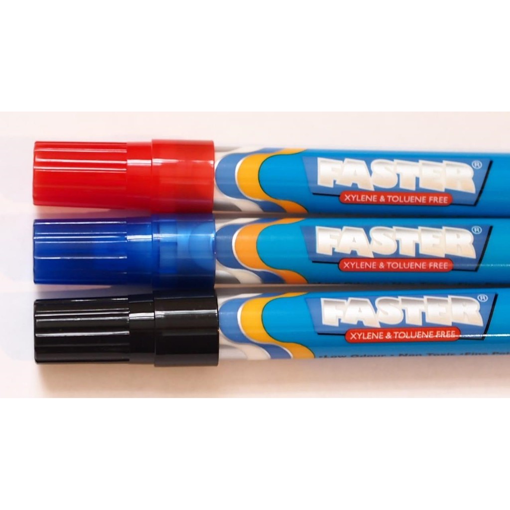 

Faster W500 Whiteboard Marker isi 3 pcs, black, blue and red