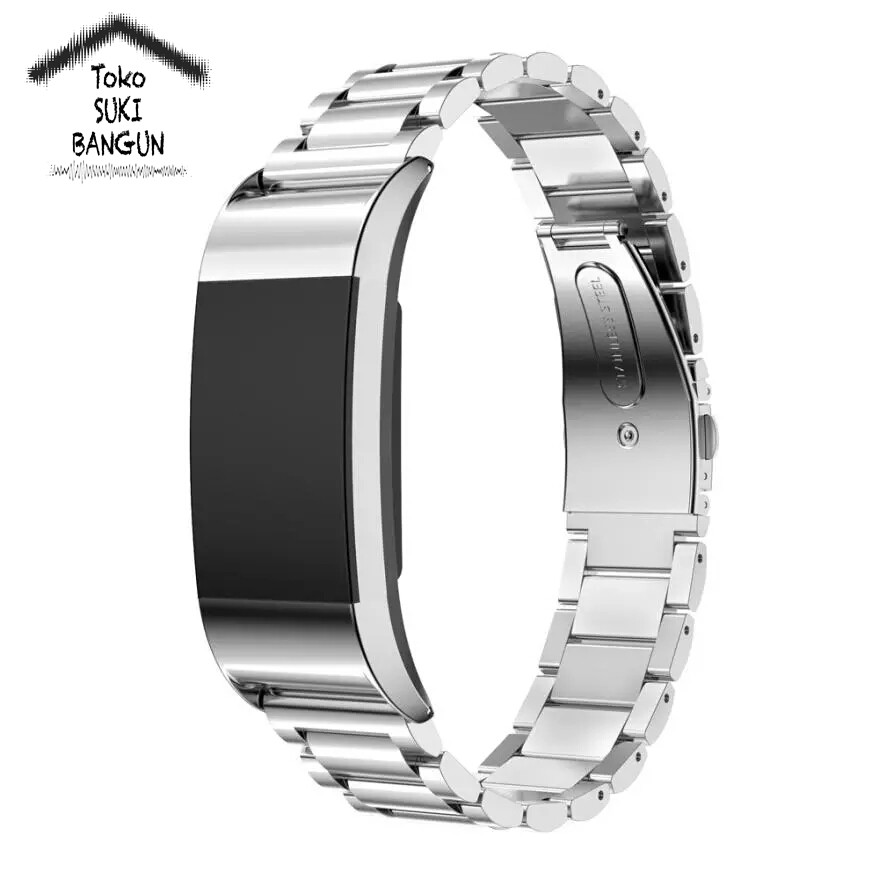 Tali Jam Fit Charge 2 SOLID Stainless Steel Watch Strap Band