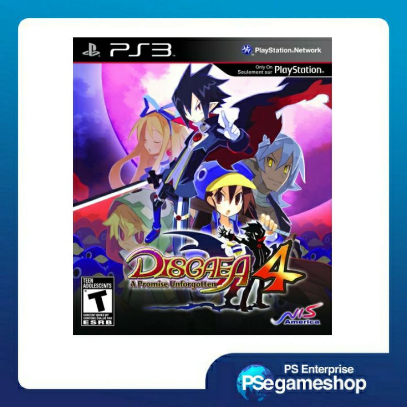 Ps3 Disgaea 4: A Promise Unforgotten - ESRB / noseal ( preloved )